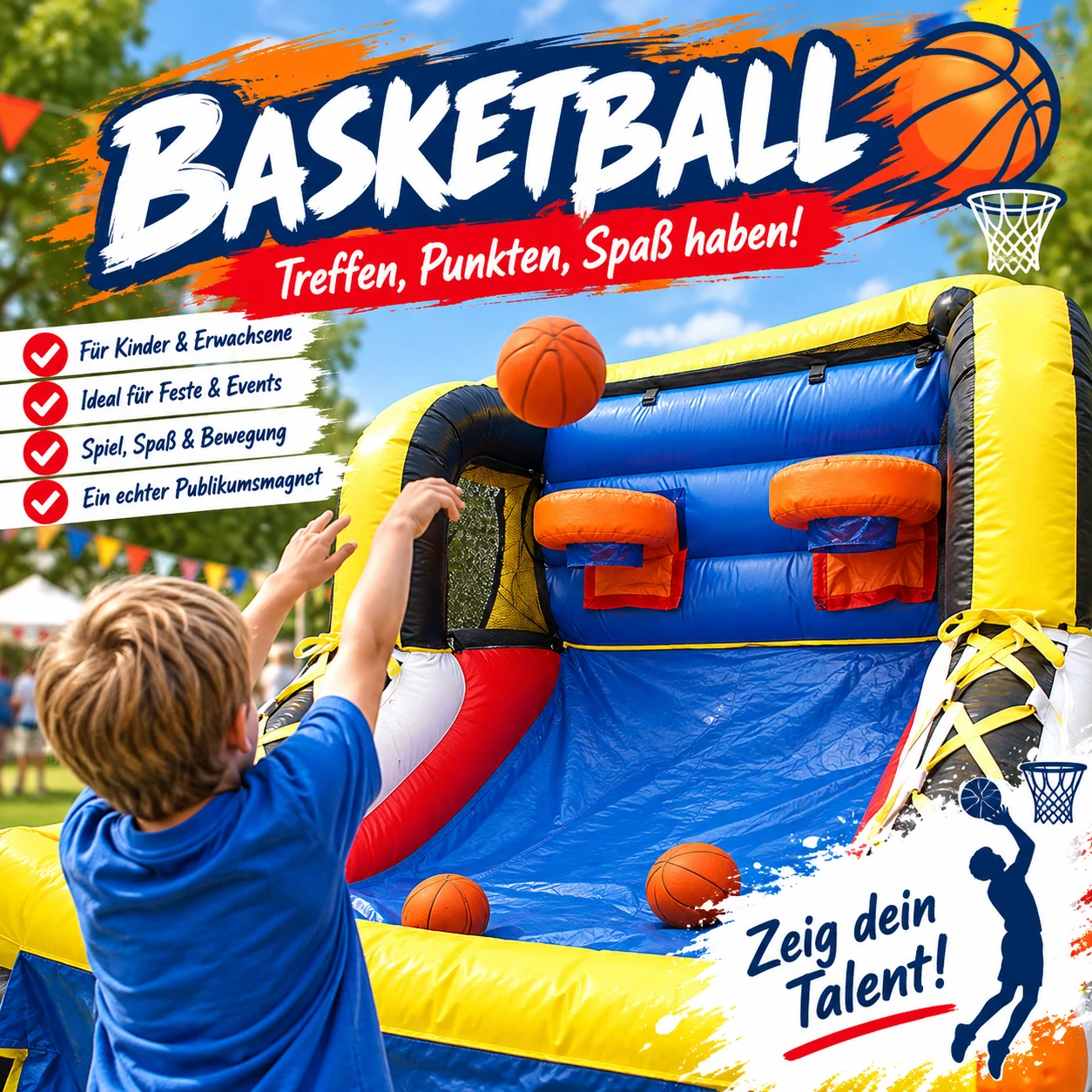 Basketball-Spaß für kleine Talente