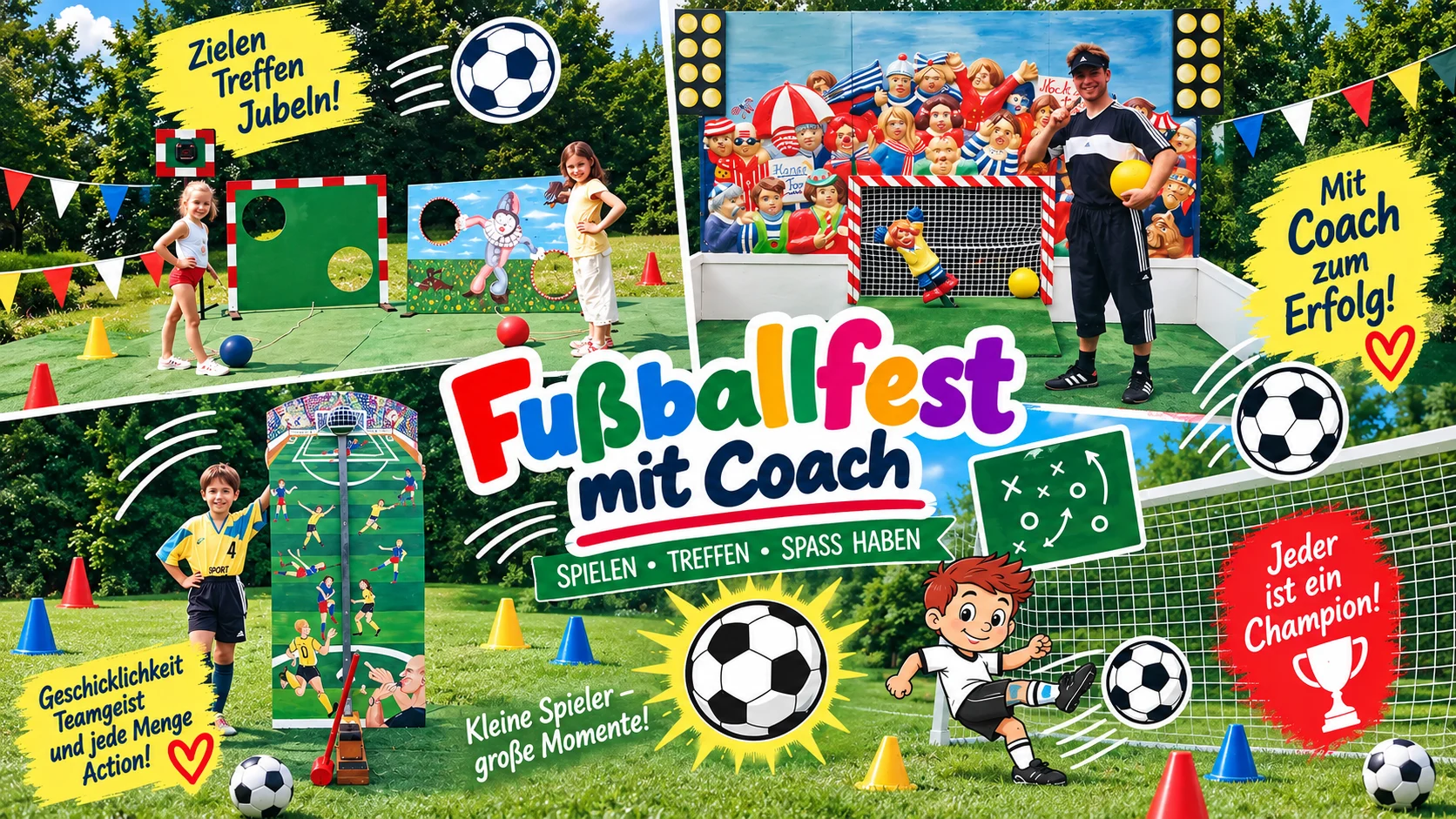 Fußballanimation für Kinder – Fußballfest mit Coach 8 Fußballanimation für Kinder – Fußballfest mit Coach