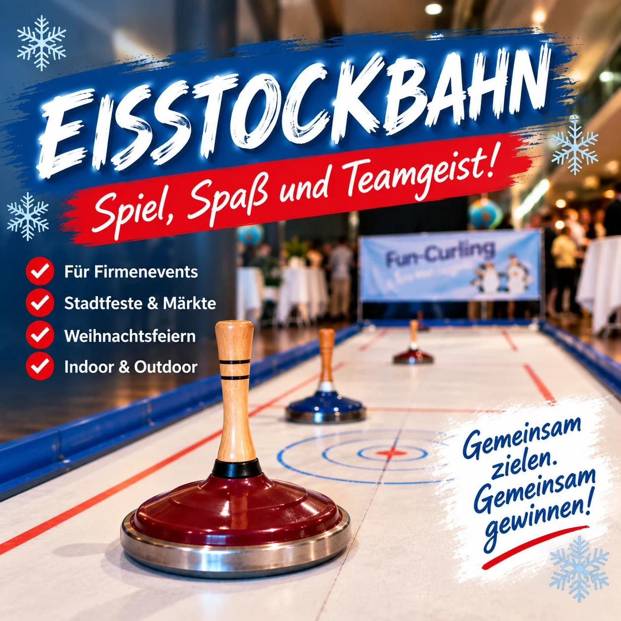 Eisstockbahn mieten