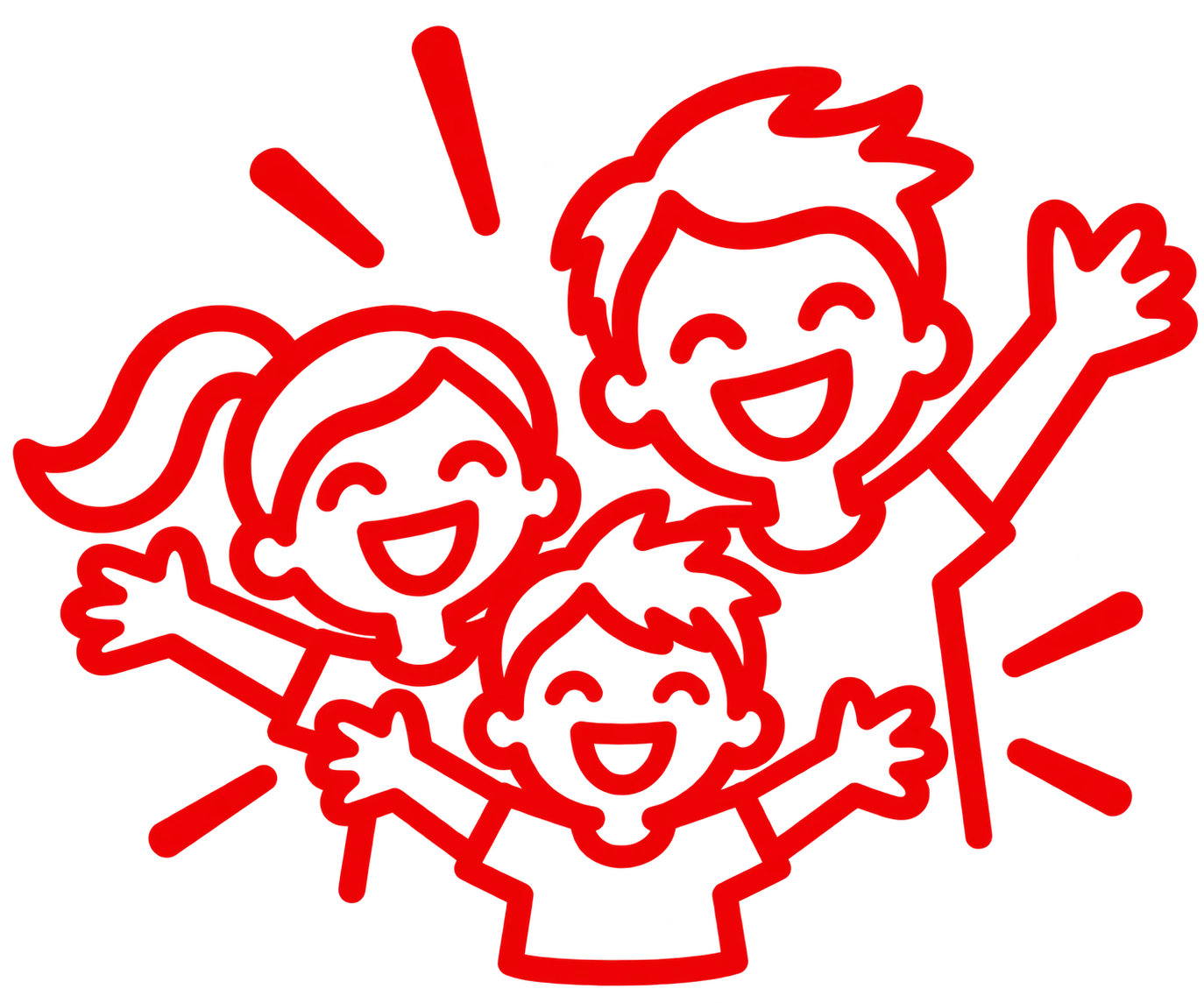 Fröhliche Kinder feiern gemeinsam1 Fröhliche Kinder feiern gemeinsam1