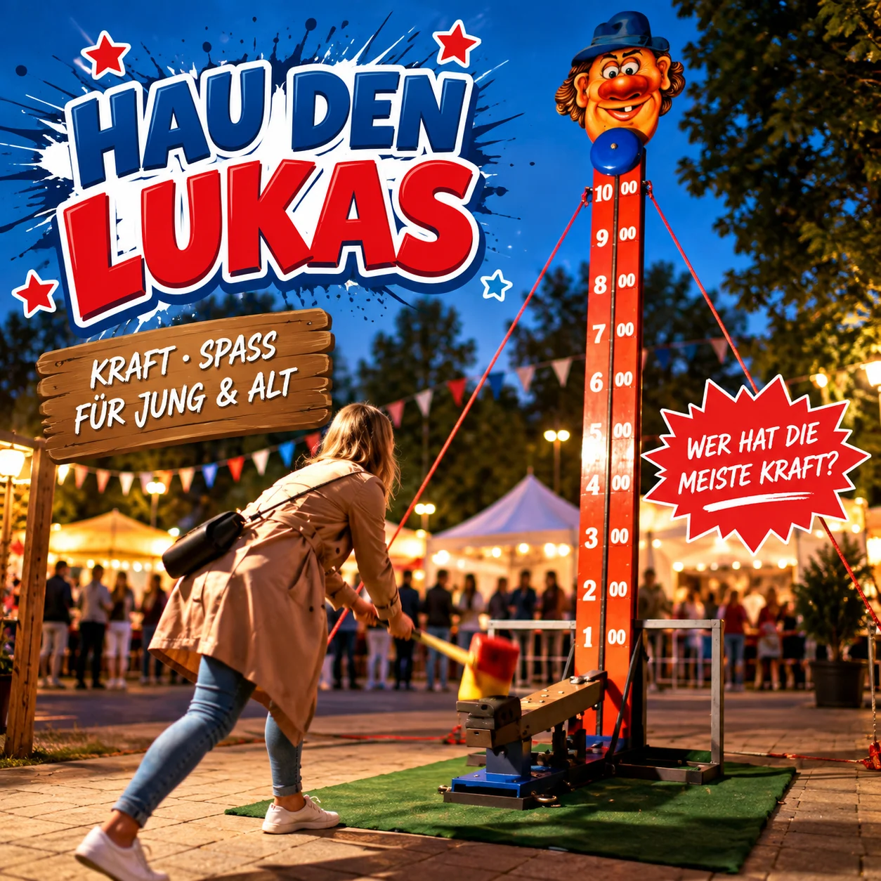 Hau den Lukas auf dem Rummel