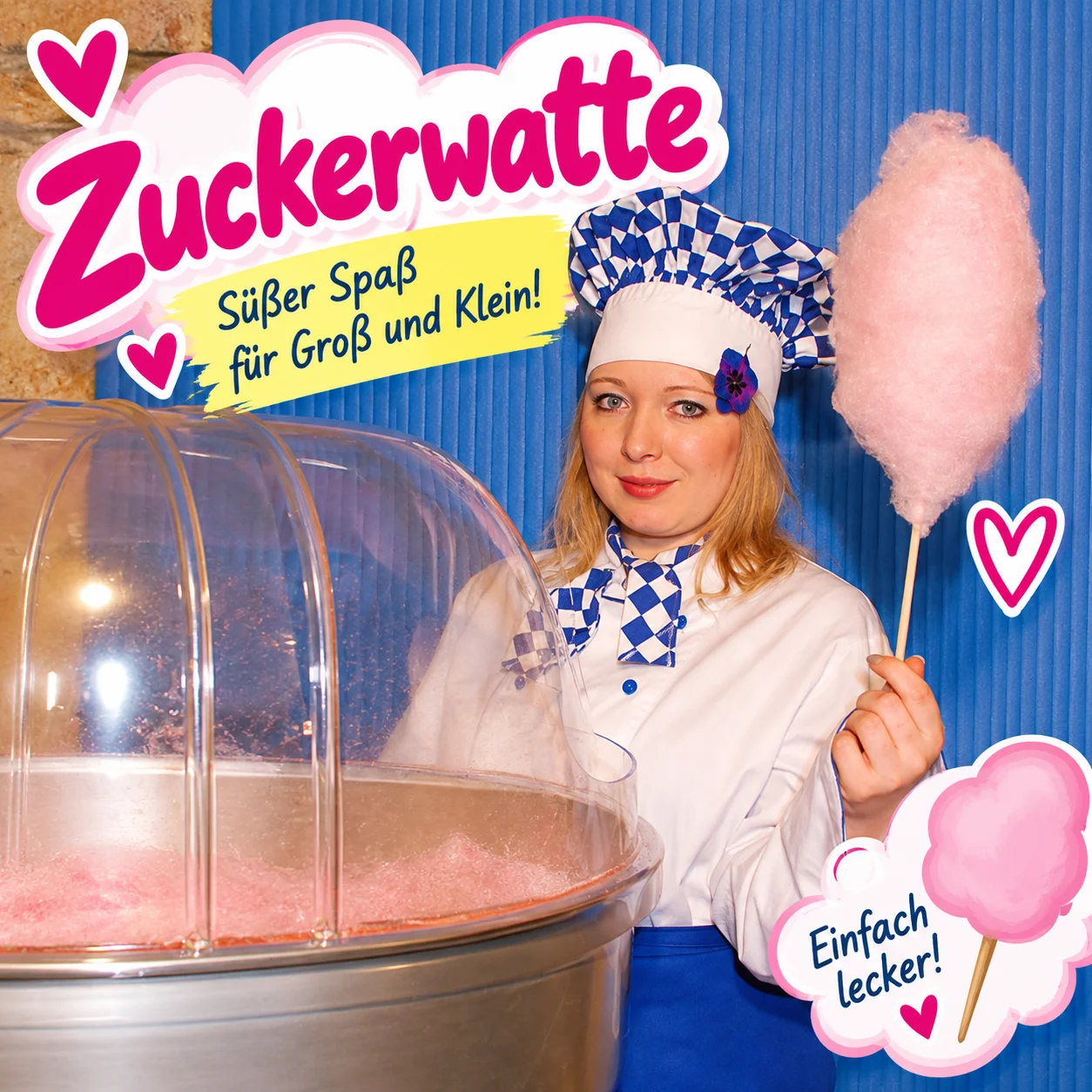 Zuckerwattezauber auf dem Jahrmarkt